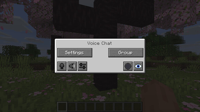 Simple Voice Chat - menu Voice Chat in-game