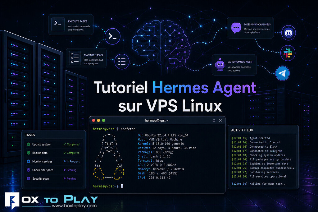 Comment installer l’agent IA Hermes sur un VPS Linux