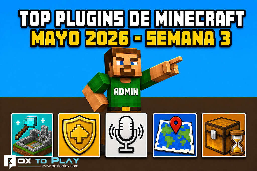 Top plugins de Minecraft de mayo 2026: nuestra selección de la semana 3