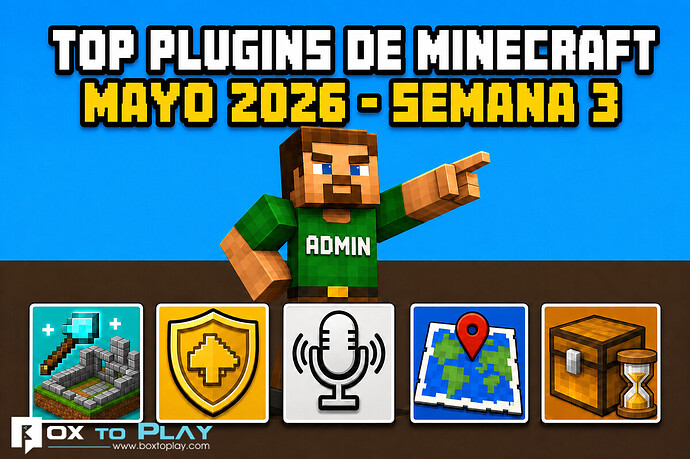 Top plugins de Minecraft de mayo 2026: nuestra selección de la semana 3