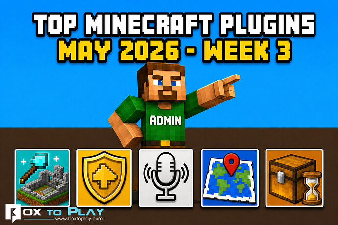 Top Minecraft plugins of May 2026: our week 3 selection