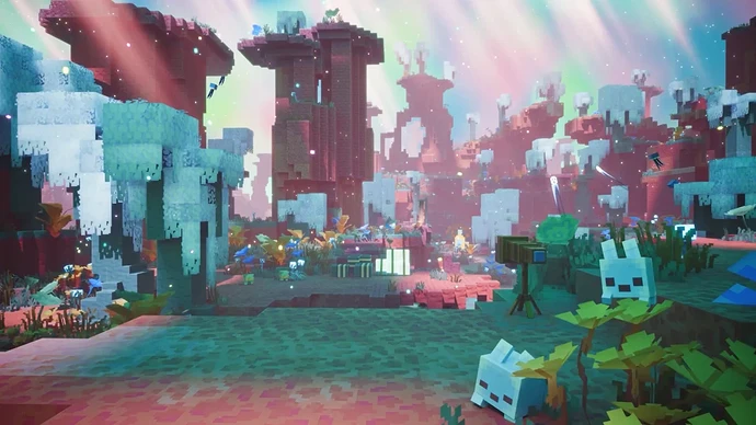 An early look at The Sift shown during Minecraft Live