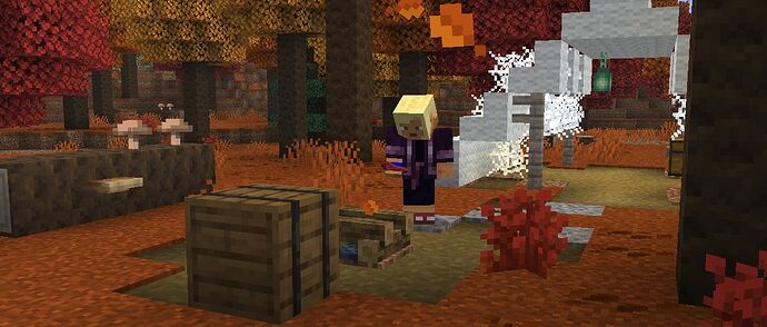 An abandoned camp in Minecraft 26.3
