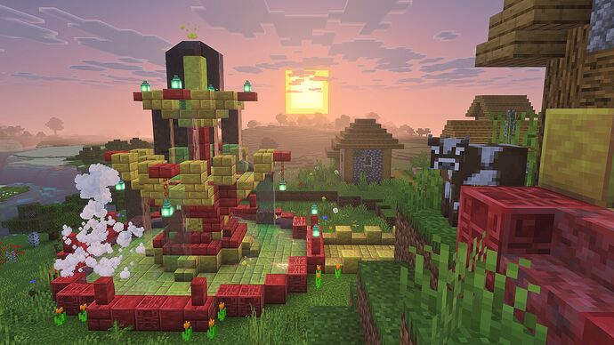 Bloques de azufre y cinabrio en Minecraft 26.2