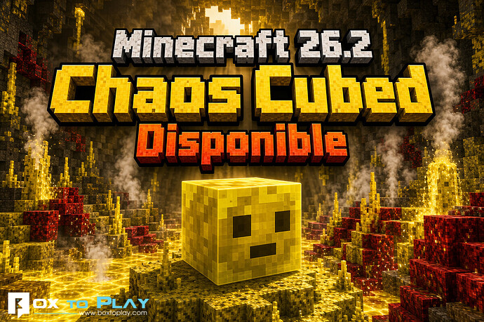 Minecraft 26.2 Chaos Cubed est disponible