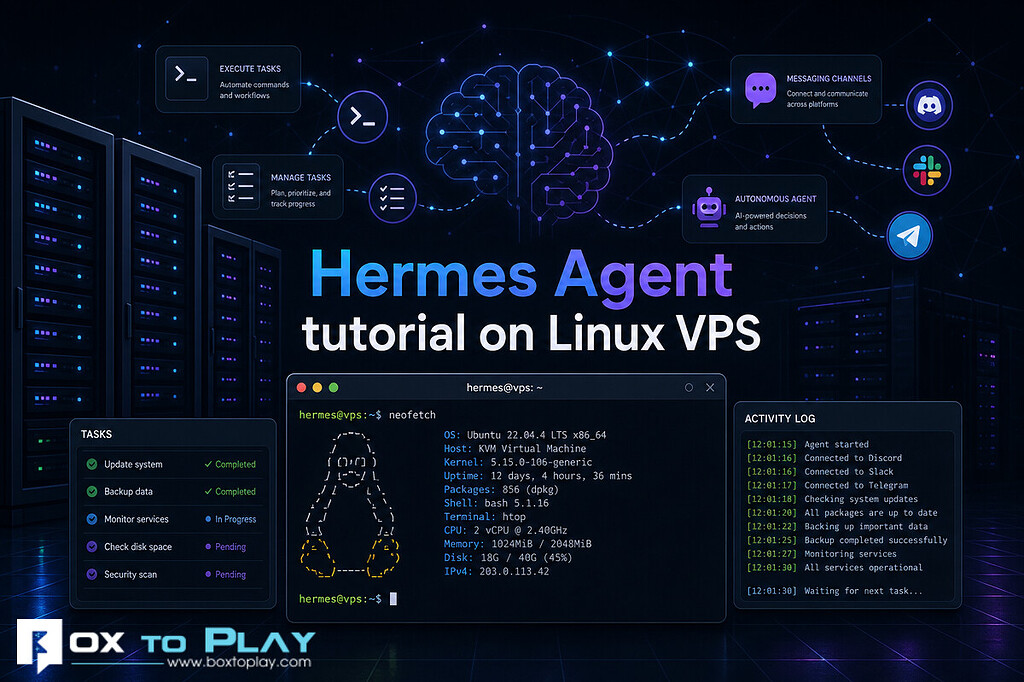 How to install Hermes AI Agent on a Linux VPS
