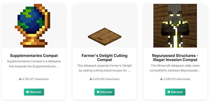 Minecraft datapack catalogue with automatic installation