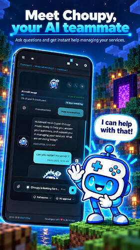 Choupy AI Assistant inside the BoxToPlay mobile application