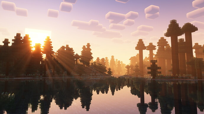 Les shaders transforment la lumière, les ombres et les reflets de Minecraft