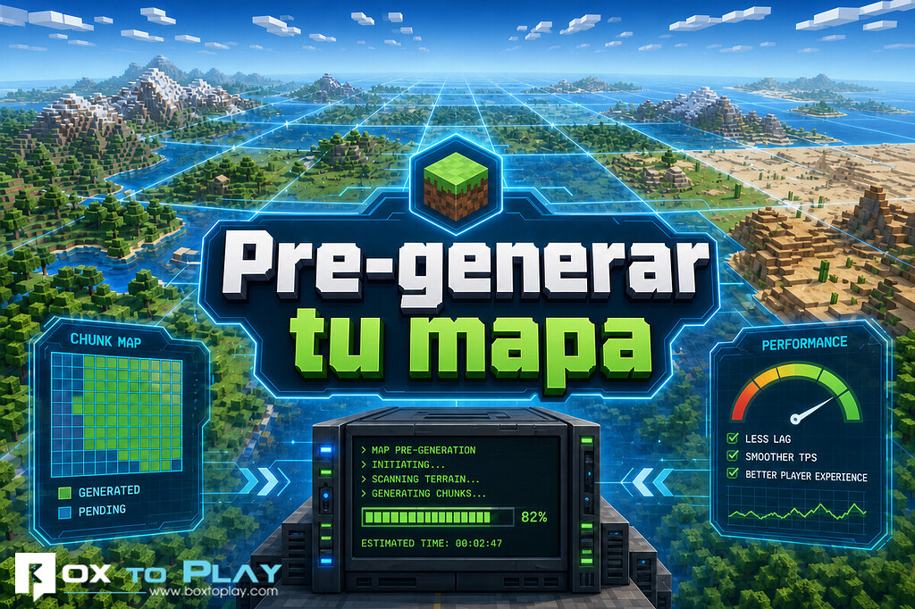 Chunky Minecraft: pre-generar tu mapa y reducir el lag