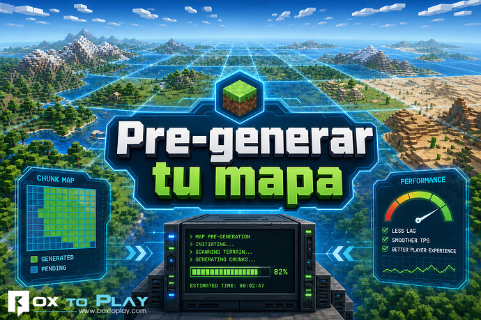 Chunky Minecraft: pre-generar tu mapa y reducir el lag