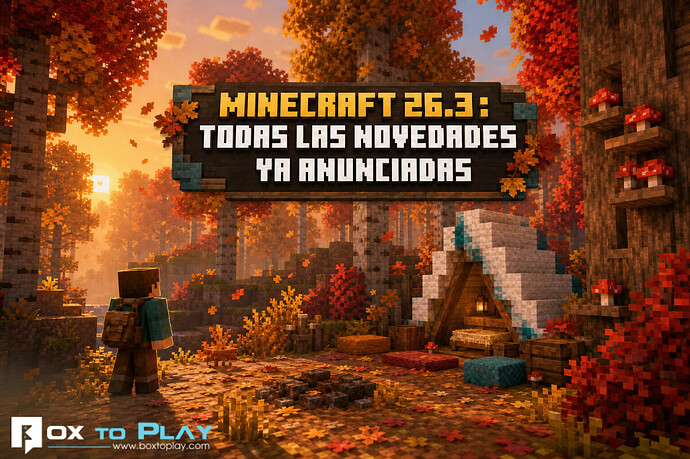 Minecraft 26.3: todas las novedades ya anunciadas