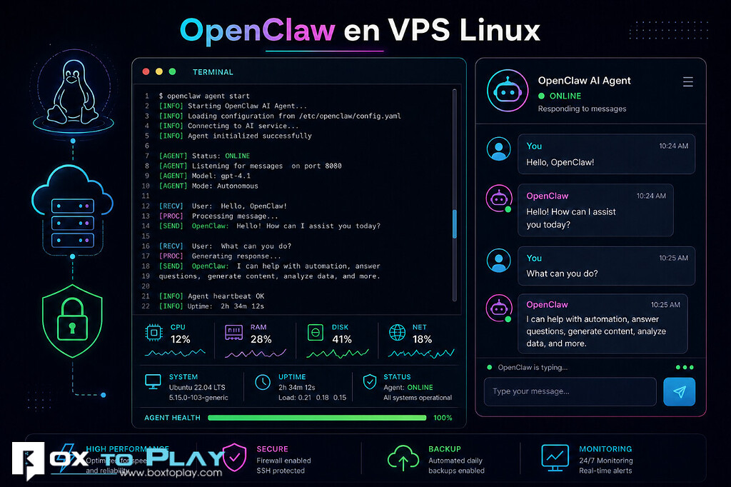 Instalar OpenClaw en un VPS Linux: guía práctica y primeros pasos