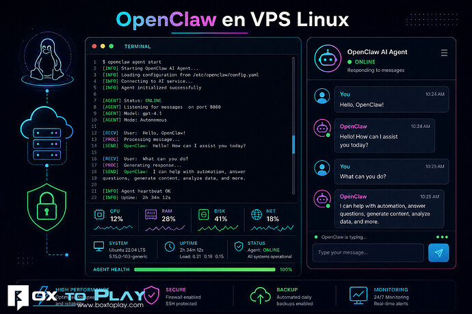 Instalar OpenClaw en un VPS Linux: guía práctica y primeros pasos