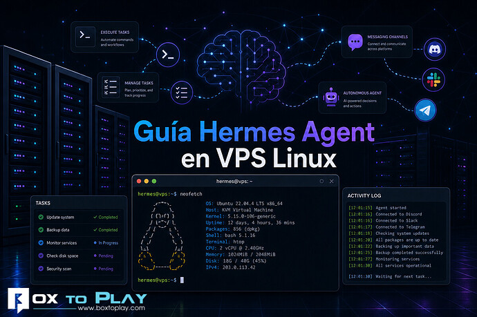 Cómo instalar el agente IA Hermes en un VPS Linux