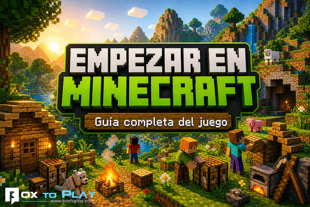 Empezar en Minecraft: guía completa para principiantes