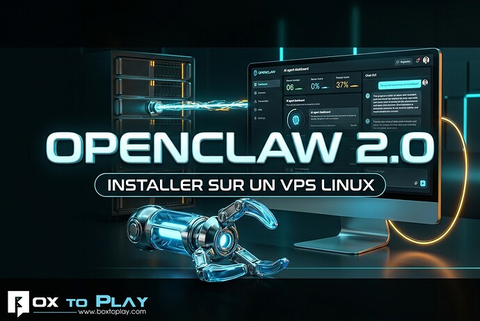 Installer OpenClaw 2.0 sur un VPS Linux et connecter son interface PC