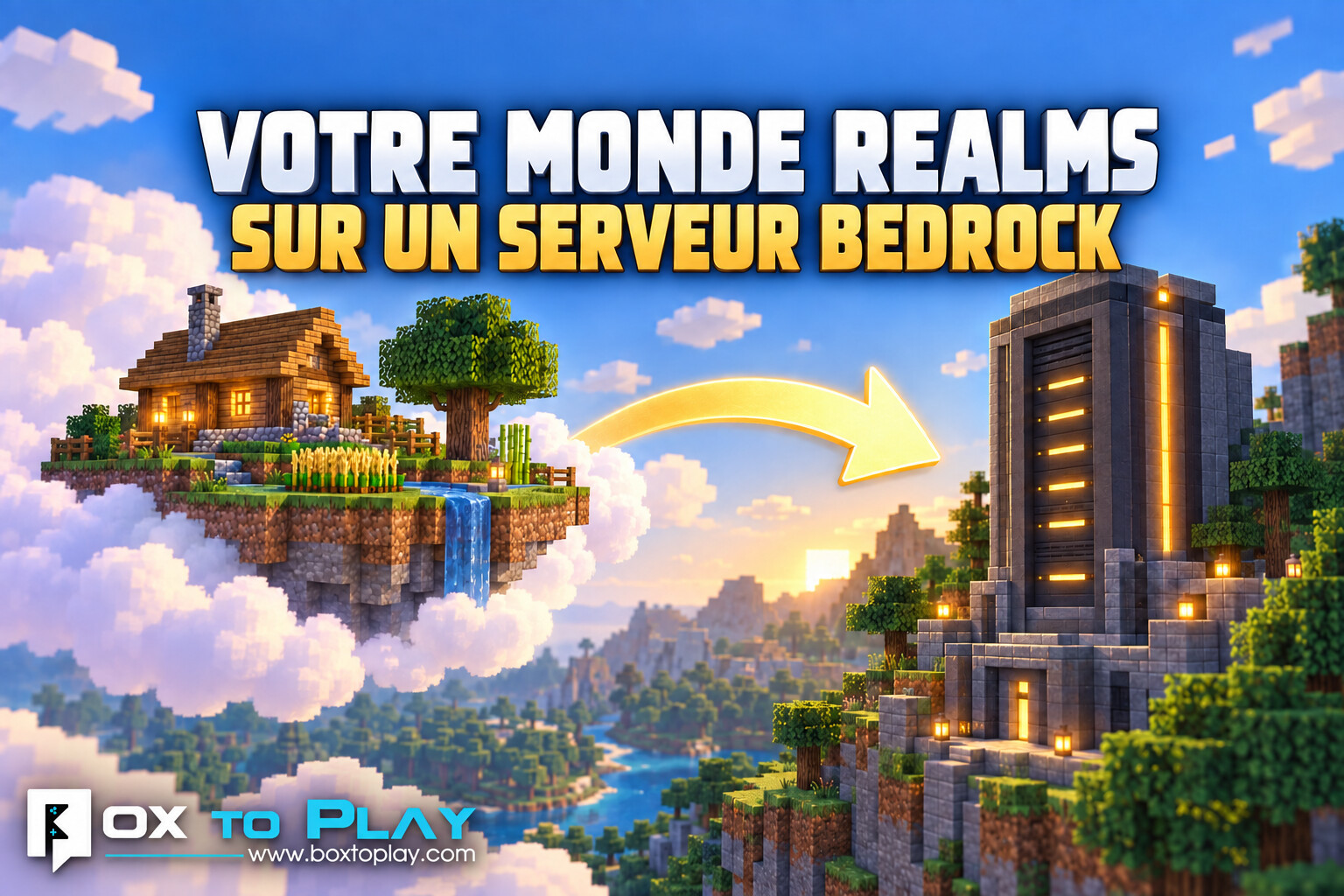 Transférer son monde Realms vers un serveur Minecraft Bedrock