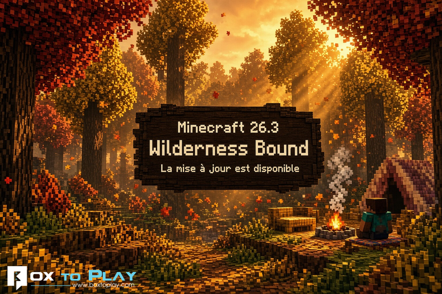 Minecraft 26.3 : la mise à jour Wilderness Bound est disponible