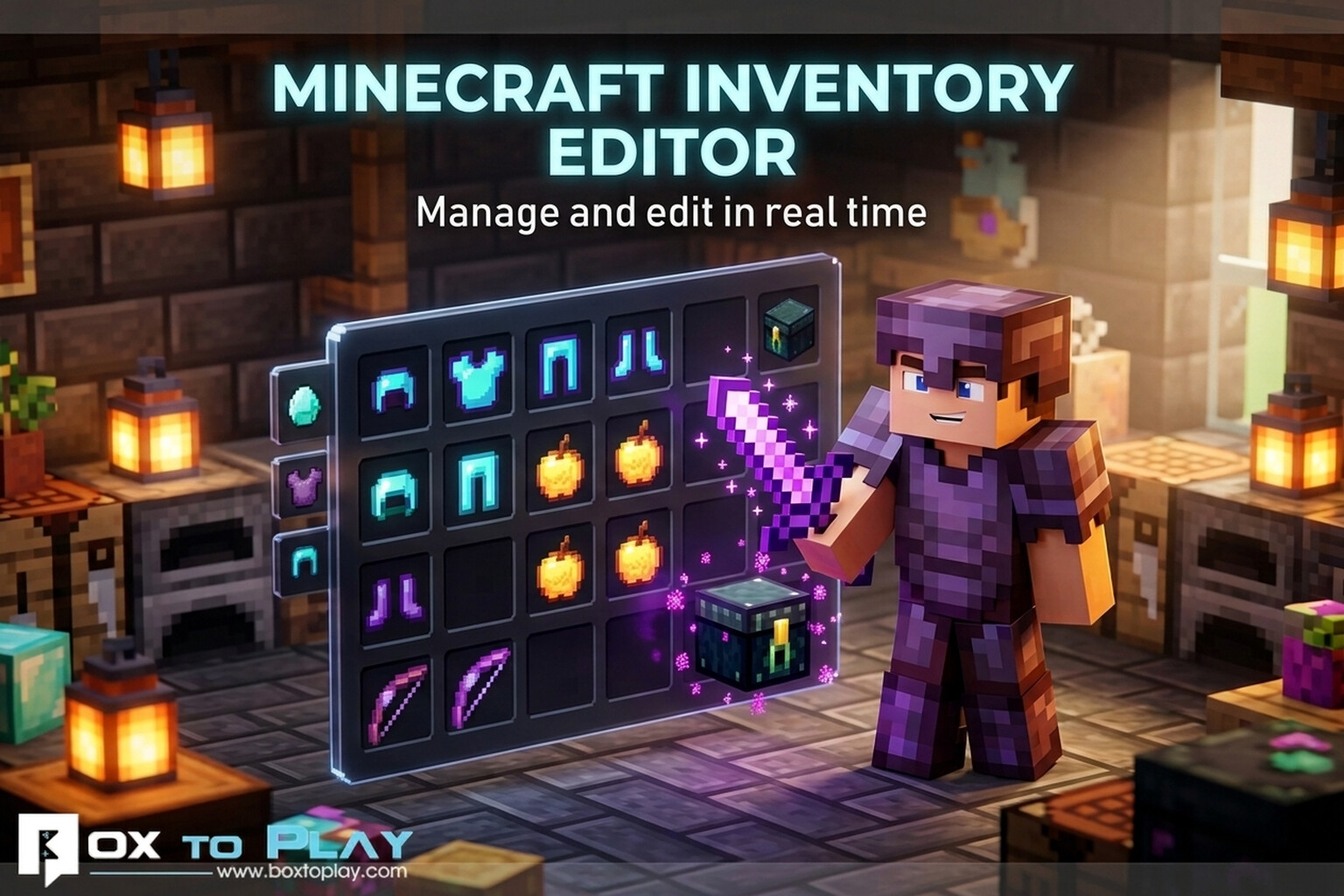 Minecraft Inventory Editor: Manage Player Inventories from the Panel