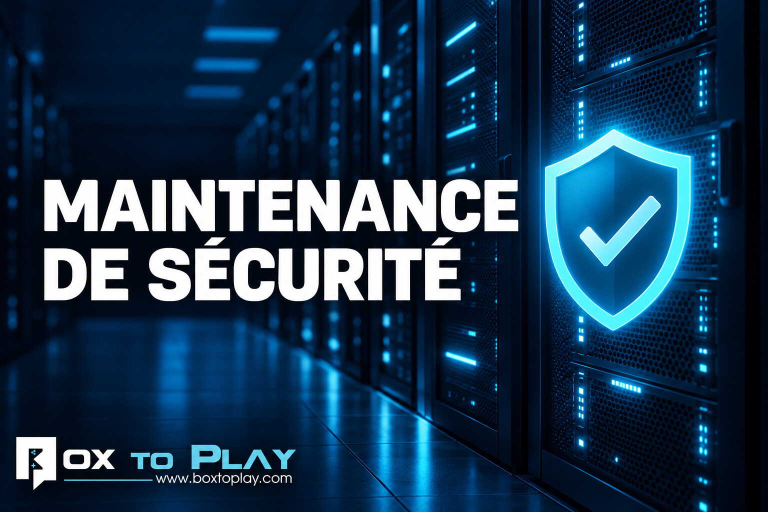 Maintenance de sécurité : de brèves interruptions à prévoir