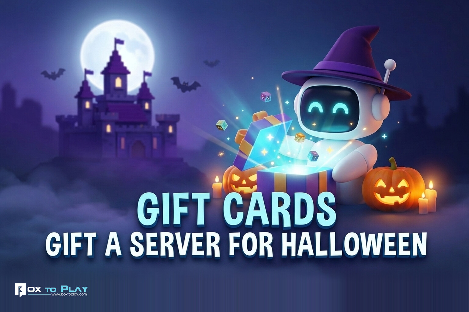 BoxToPlay Gift Cards: Gift a Game Server for Halloween