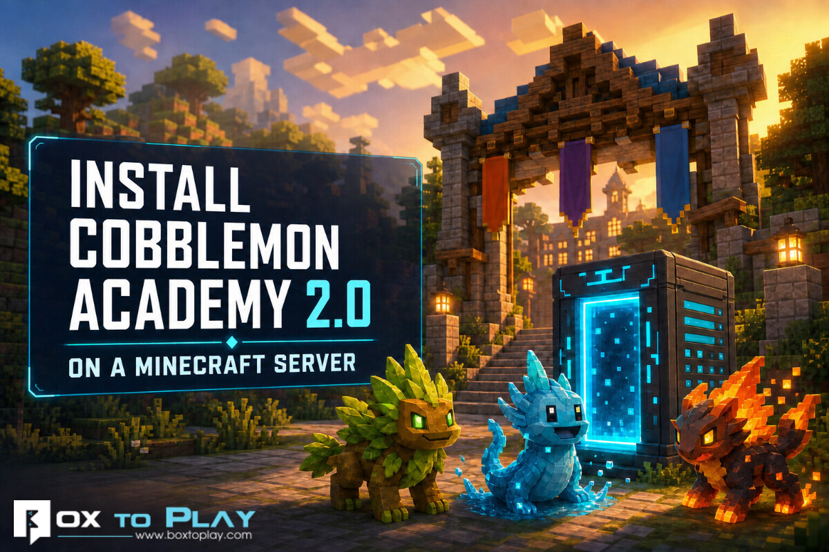 How to install Cobblemon Academy 2.0 on a Minecraft server