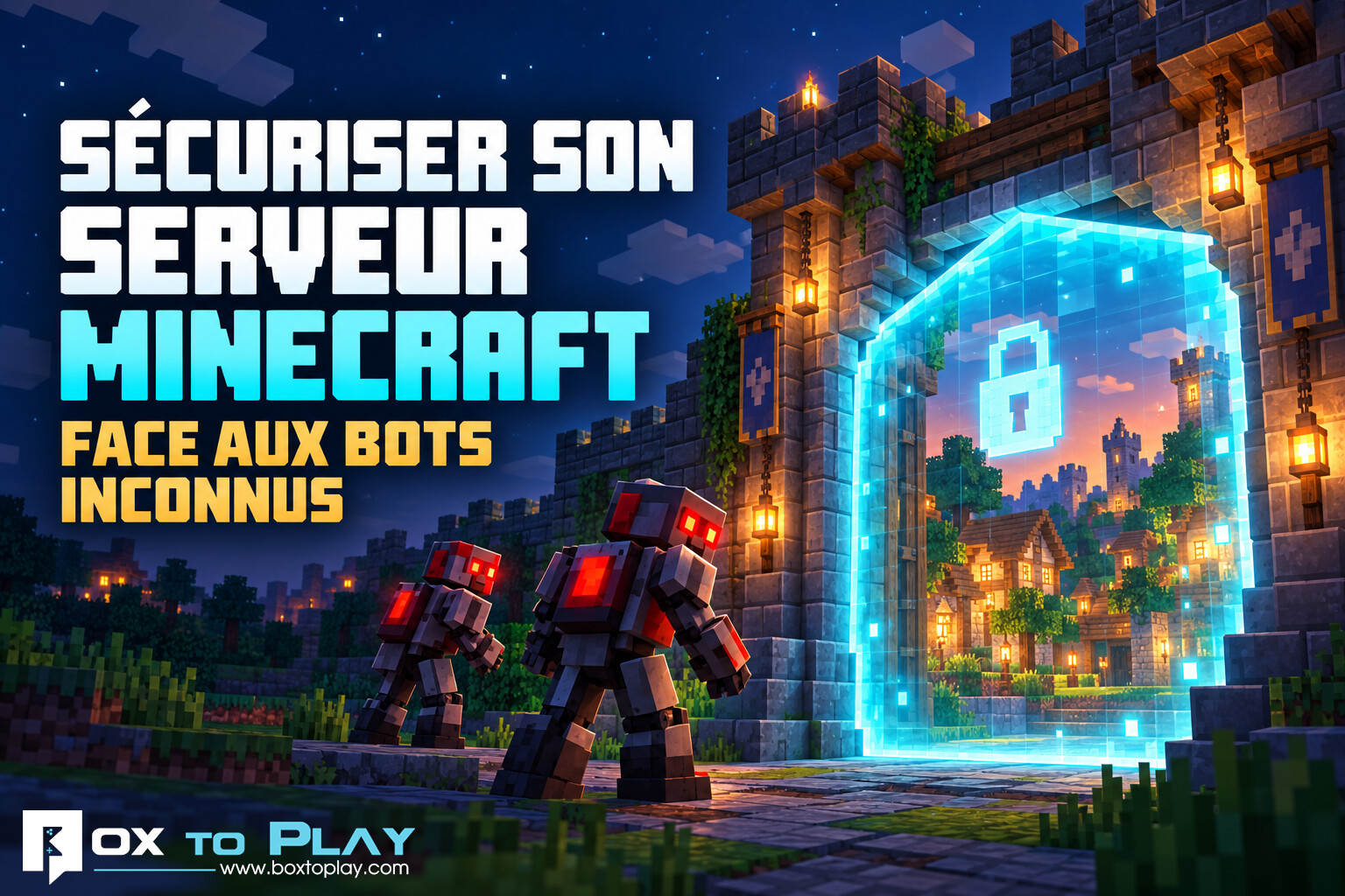 Sécuriser son serveur Minecraft face aux bots inconnus