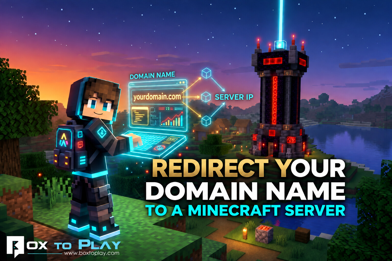 How to Redirect a Domain Name to Your Minecraft Server in 2026