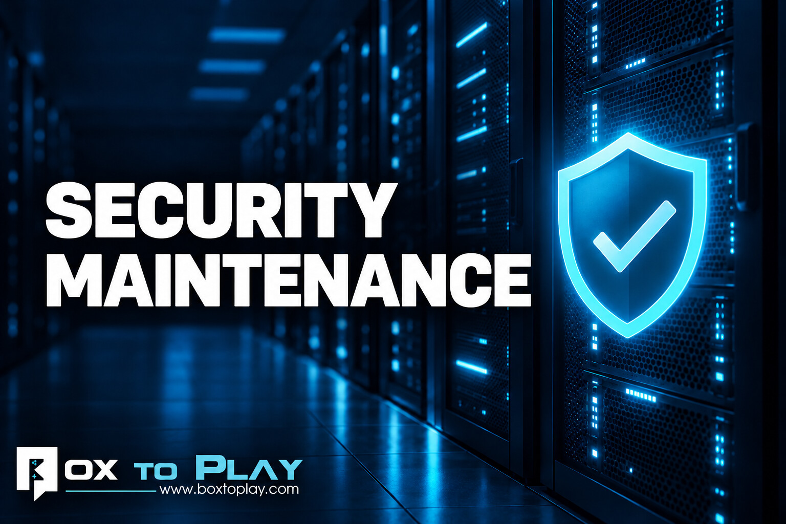 Security maintenance: brief service interruptions