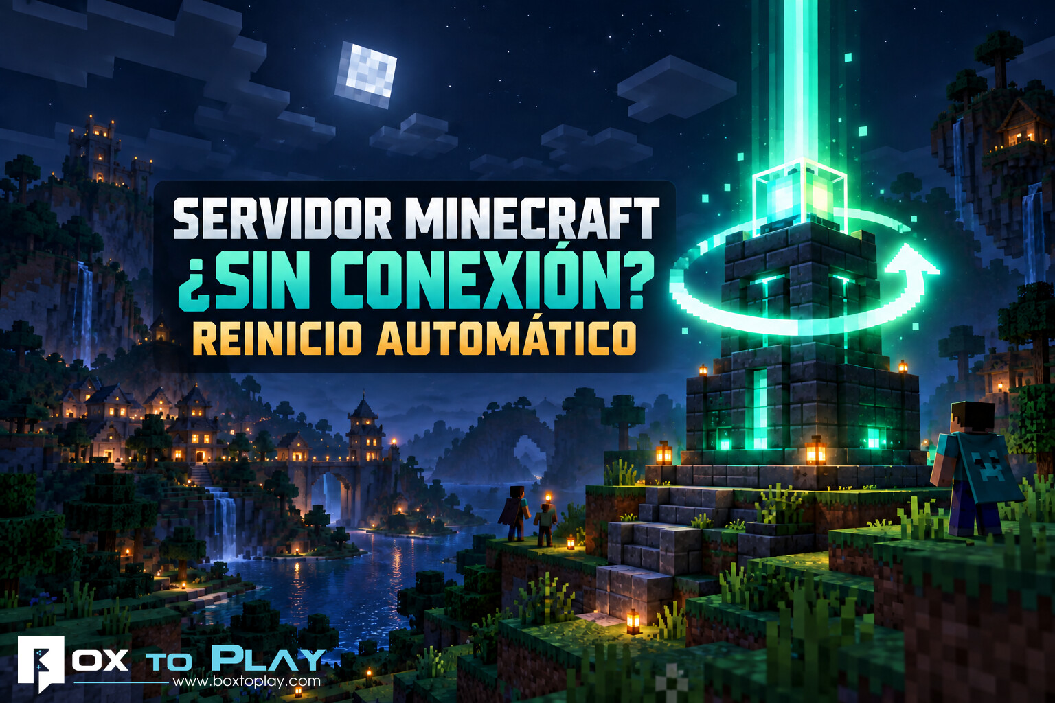 Servidor Minecraft sin conexión: reinícialo automáticamente