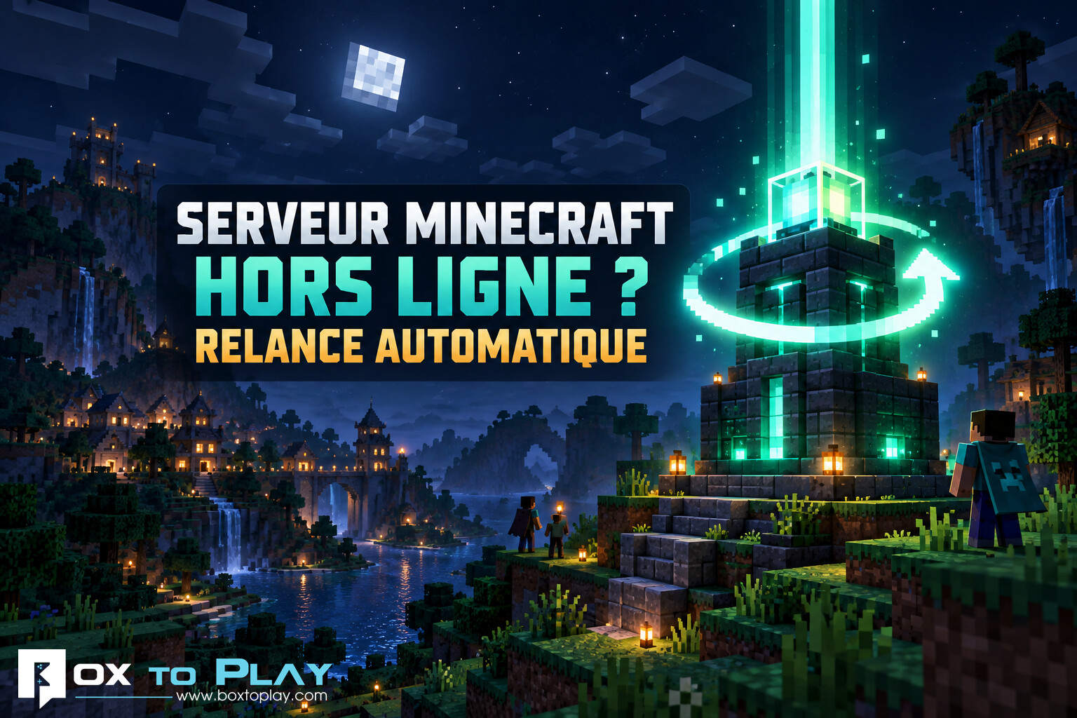 Serveur Minecraft hors ligne ? Relancez-le automatiquement