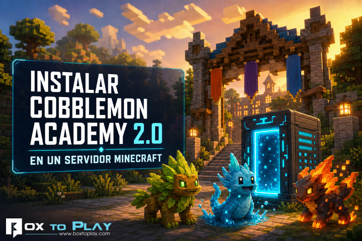 Cómo instalar Cobblemon Academy 2.0 en un servidor Minecraft